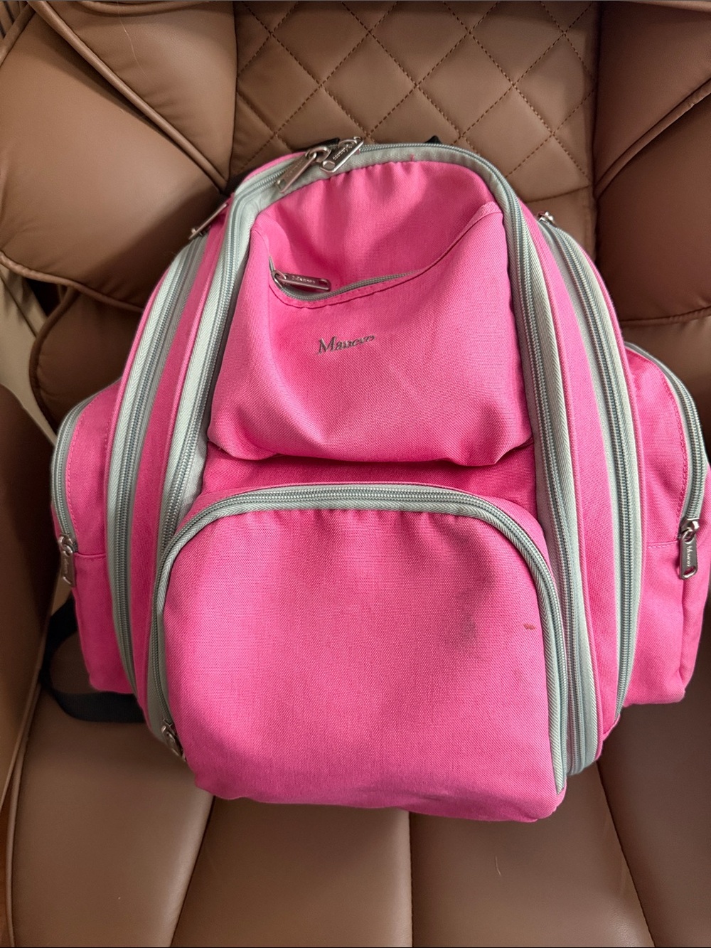 Pink baby diaper Backpack